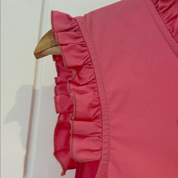 Pink Sleeveless Ruffle Dress - Picture 4 of 11